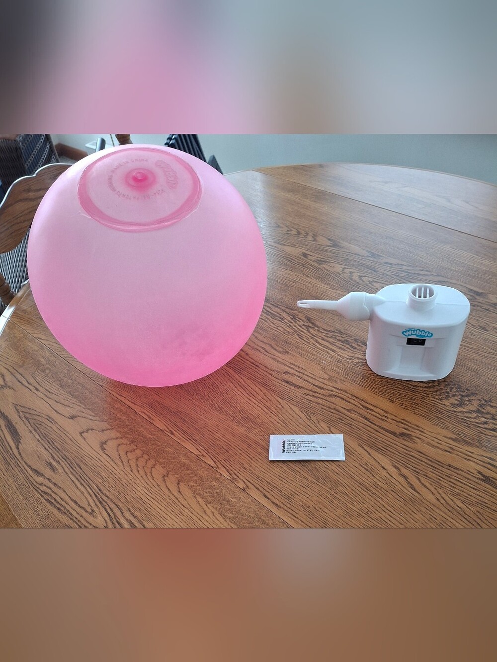 NWOP Wubble Bubble Ball Pink With Pump